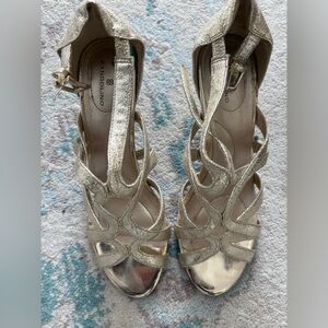 Bandolino Women's Metallic Strappy Heels